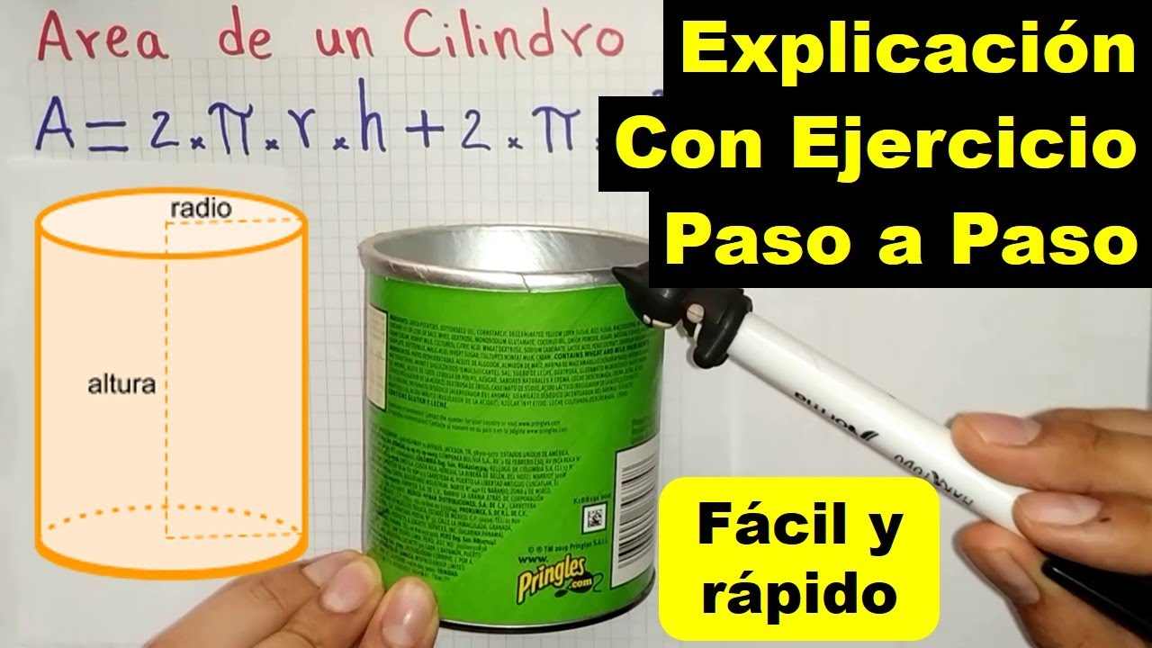 Como CALCULAR el AREA de un CILINDRO