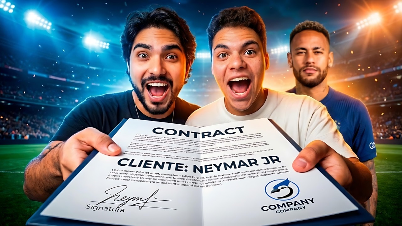 Nossa Startup Fechou com o Neymar Jr