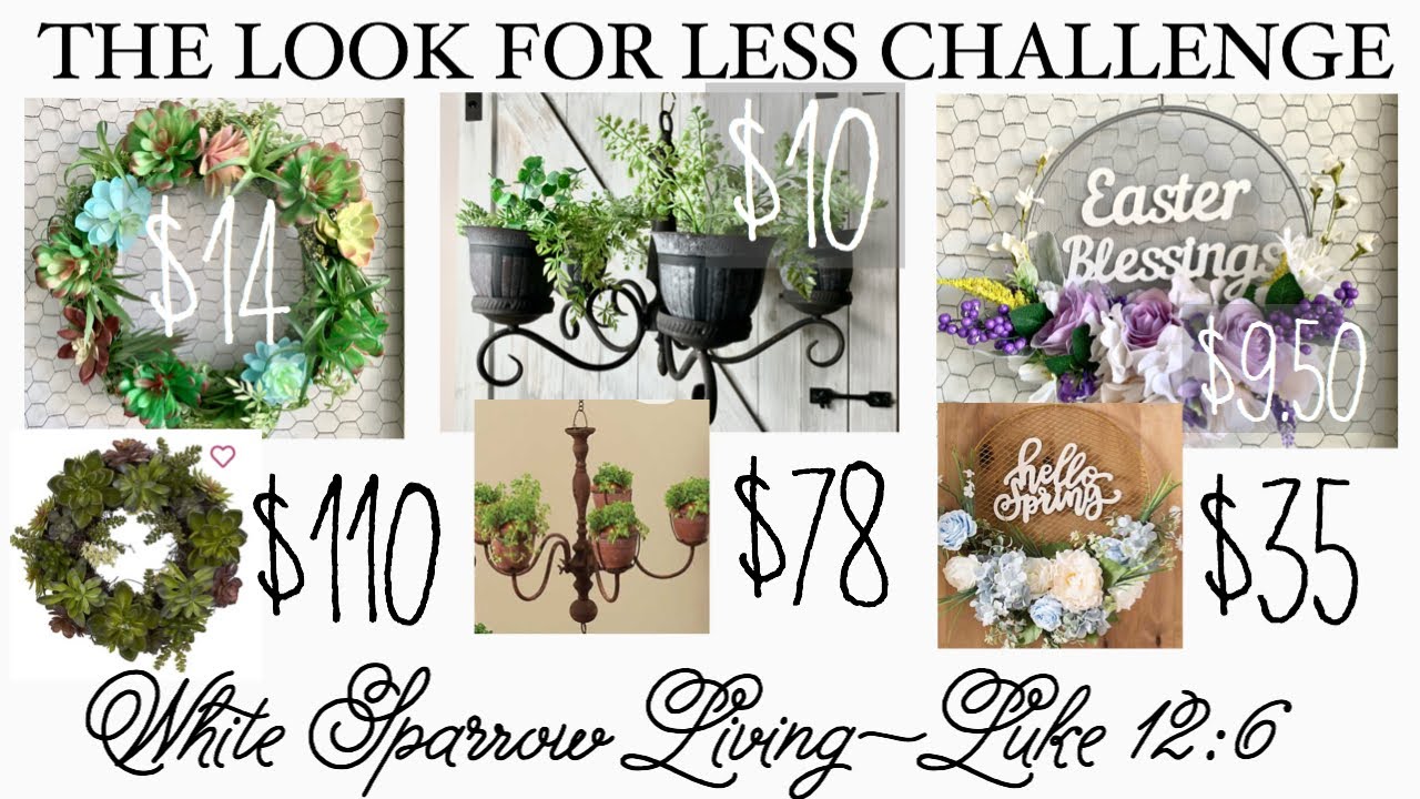 DOLLAR TREE + DIY RUSTIC FARMHOUSE + BOHO | THE LOOK 4 LESS CHALLENGE | KIRKLANDS INSPIRED UNDER $15