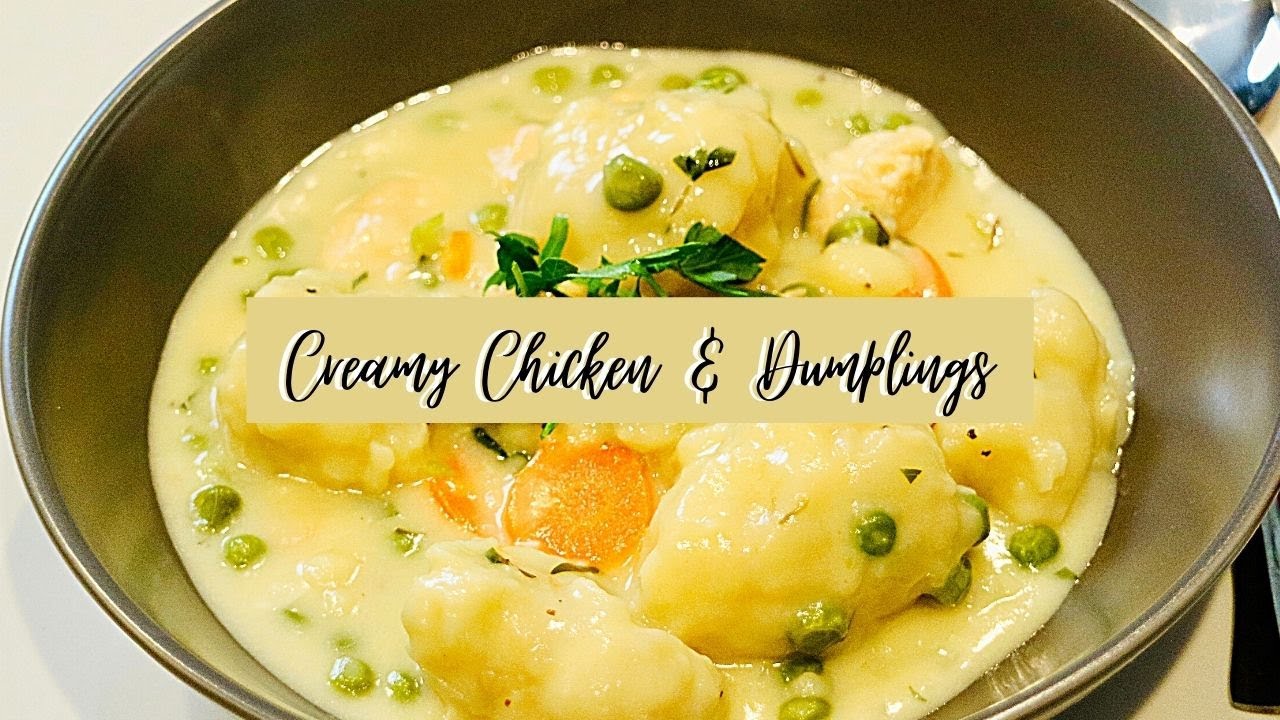 Creamy Chicken and Dumpling Recipe | ThymeWithApril