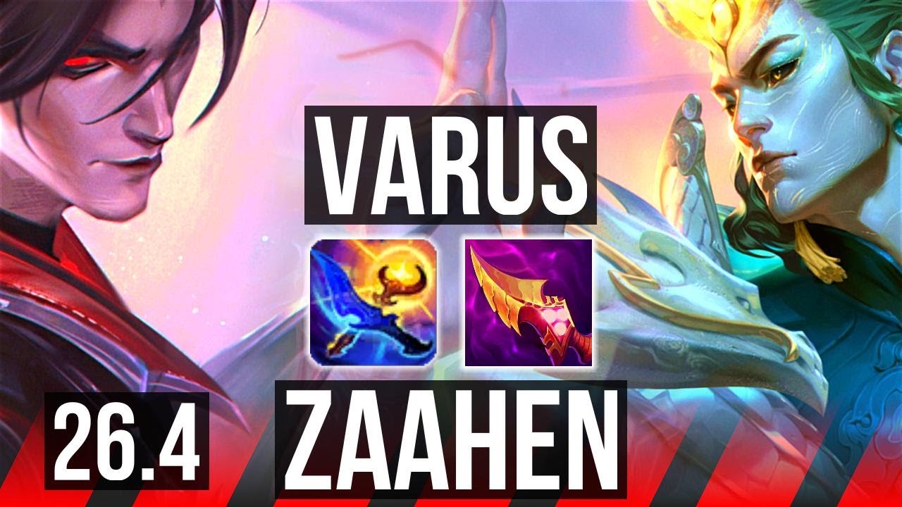 VARUS vs ZAAHEN (TOP) | KR Diamond | 26.4
