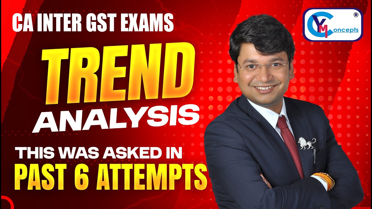 CA Inter GST Exams Trend Analysis || This Was Asked in Past 6 Attempts || CA. Yashvant Mangal