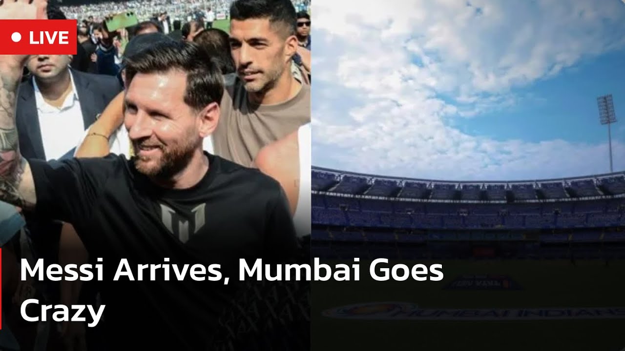 LIVE: Lionel Messi Stuns Mumbai Fans at Wankhede Stadium Exhibition Game | Sports Insider | AD14