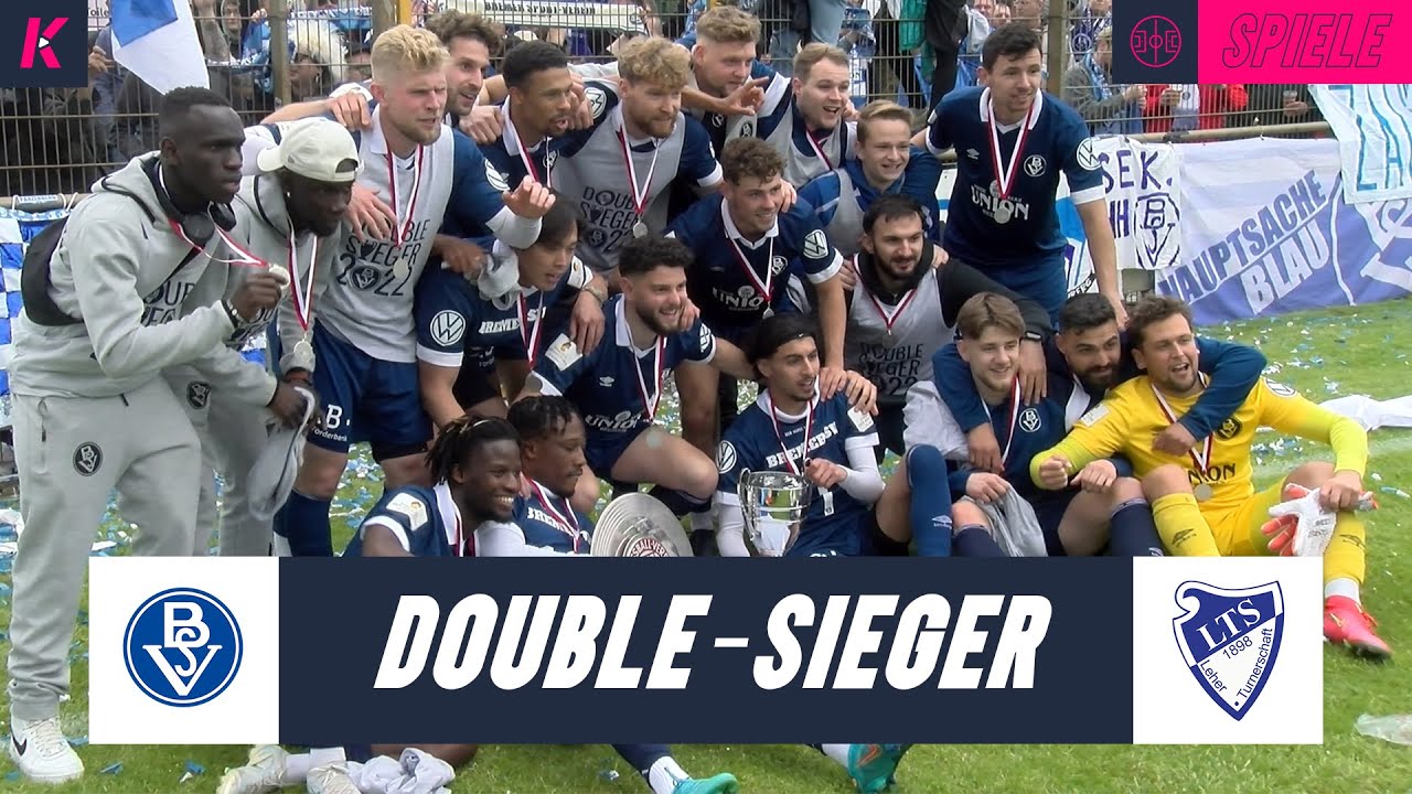 Bremer SV krallt sich Double und DFB-Pokal-Ticket! | Bremer SV - Leher TS (Bremer Pokalfinale)