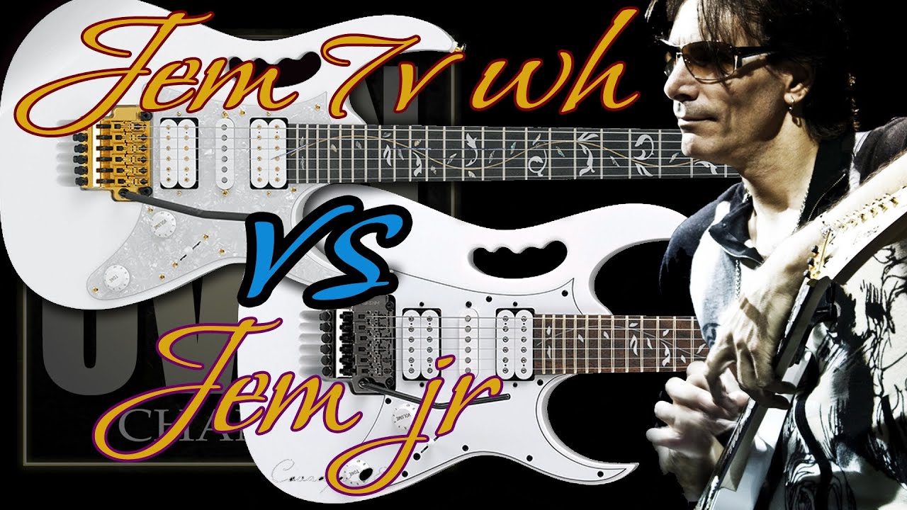 Ibanez JEM 7V WH feat JEM Jr / Сравнительный тест от GAIN OVER