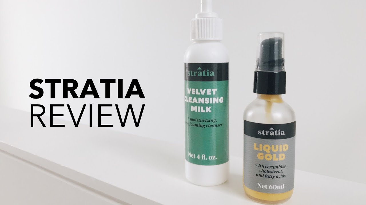 Stratia Liquid Gold & Velvet Cleansing Milk Review | Stratia Skin | LvL