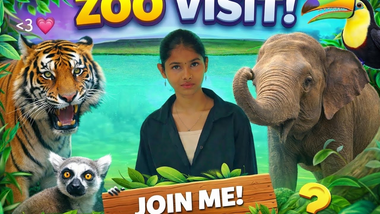 “Zoo me Dangerous Animals ke beech 😱 | Full Zoo Tour Vlog 🐯🦁”|Twins Sister #animals #zoo #tiger  
