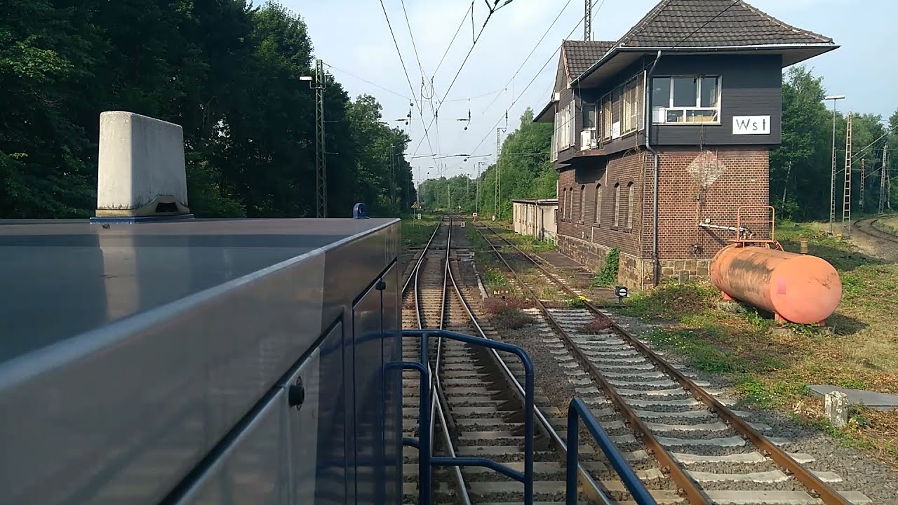 [2017] Führerstandsmitfahrt G1206 Wanne Eickel Gbf - Gelsenkirchen Hbf