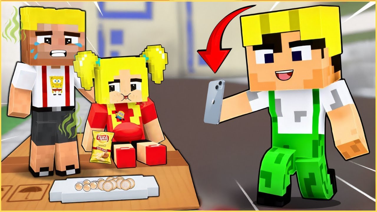 EFEKAN VE EBRAR DİLENCİ OLDU , BEBEK İŞ&Ccedil;İ MİLYONER OLDU 😱 - Minecraft