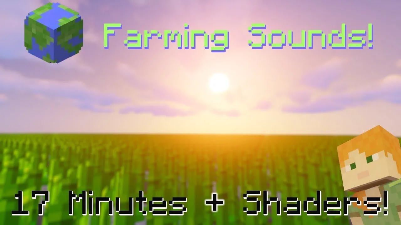 Hypixel Skyblock Farming Sounds WITH SHADERS!