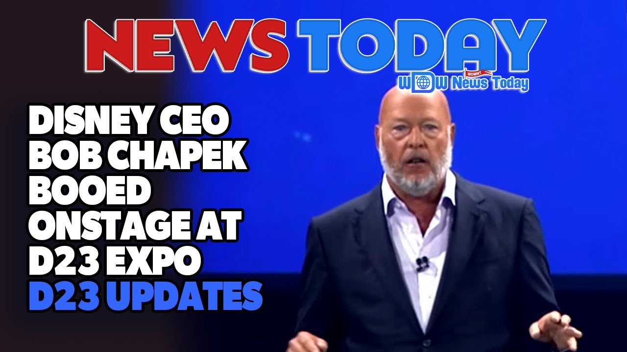 Disney CEO Bob Chapek Booed Onstage at D23 Expo, D23 Updates