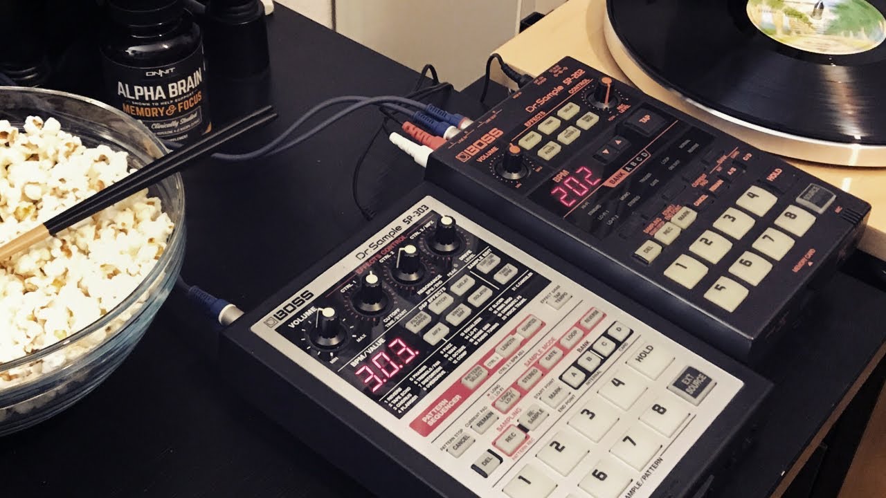 Making a Staaanky Lo-Fi Boom Bap Beat on the SP-303 [100% Sampled from Vinyl w/ SP-202]