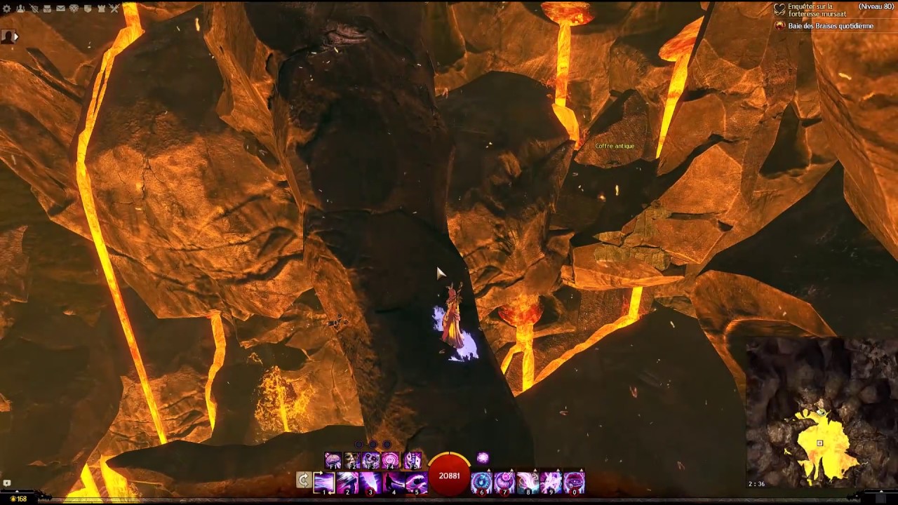 Baie des Braises - Embrasement - Puzzle jump : Saut de volcan / Calice des larmes HD