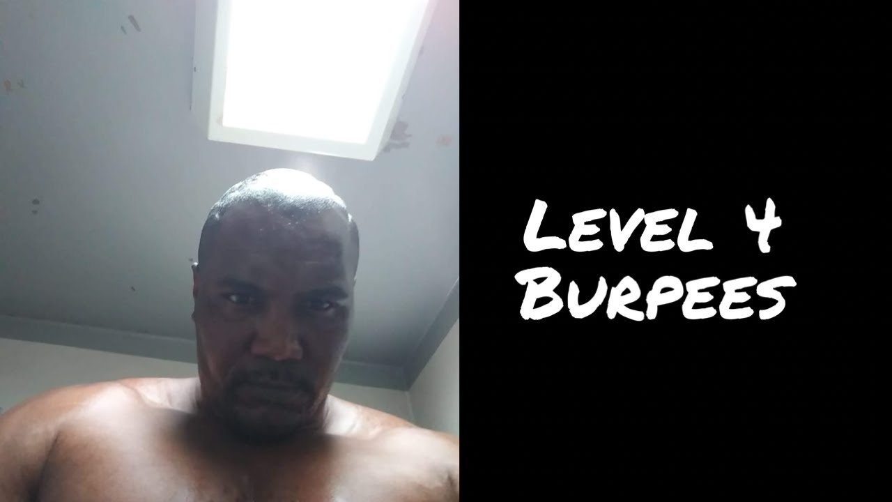Level 4 Burpees Low count sets..DEMONSTRATION.