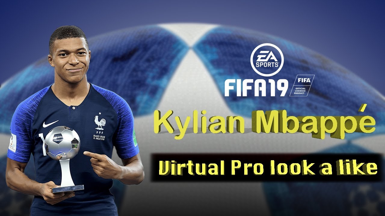 Kylian Mbappé Fifa 19 - Pro Clubs look alike
