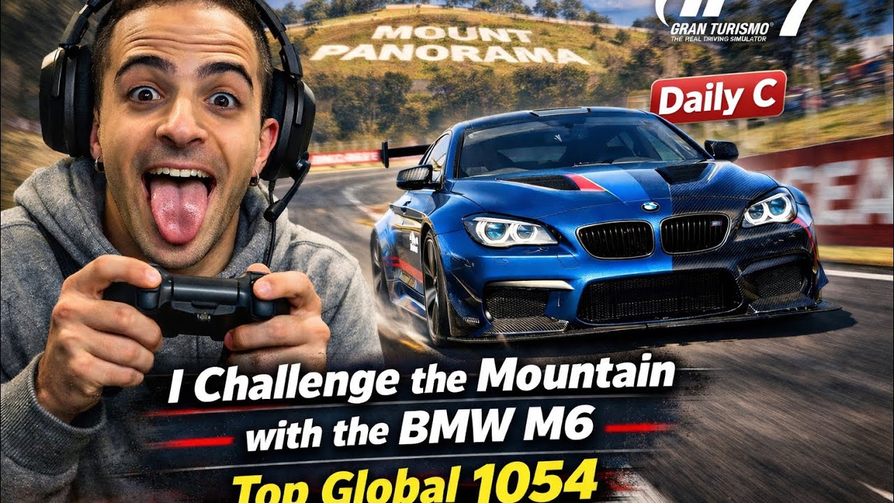 GT7 Daily Race C &ndash; Mount Panorama GR3 Qualifying | 2:02.698 | BMW M6 Controller, TCS 0