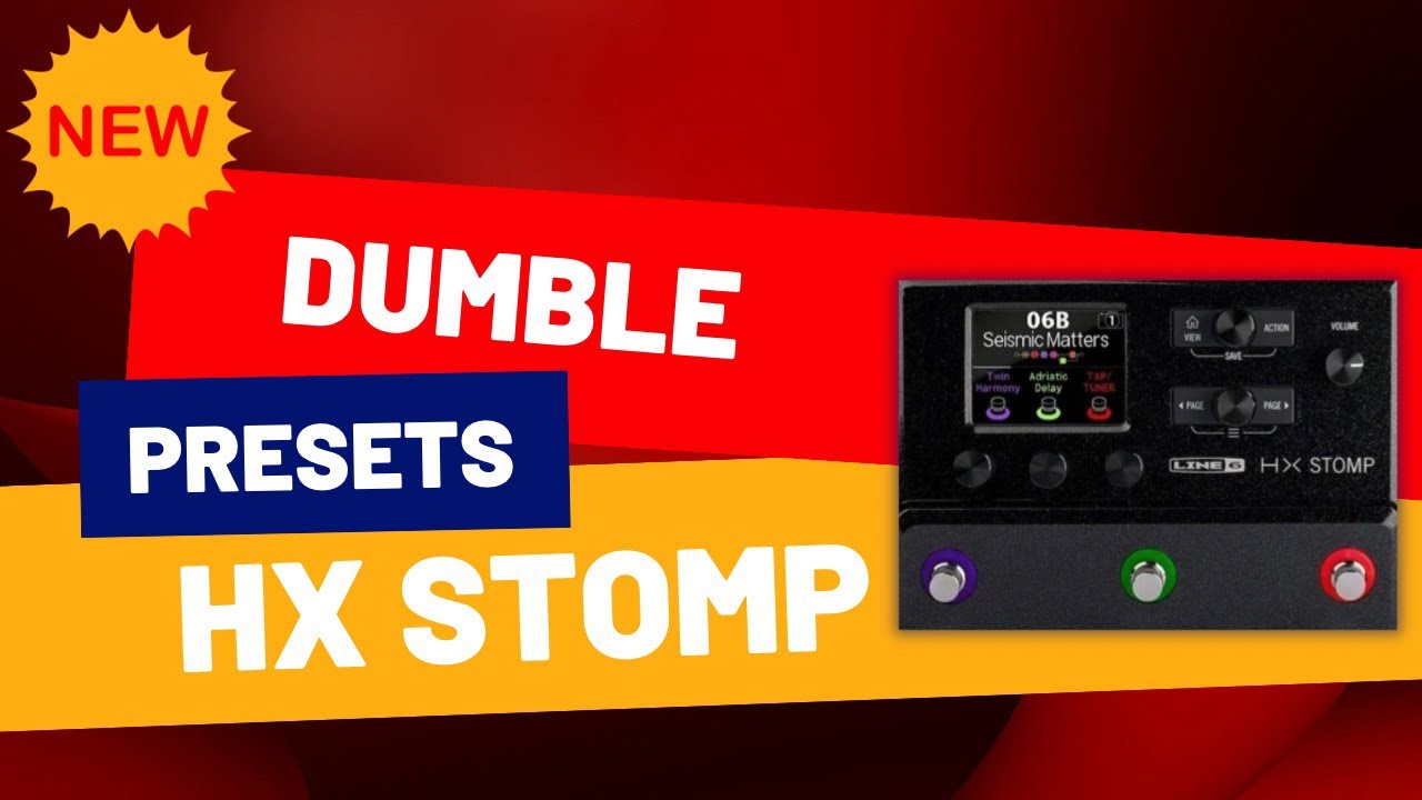 Dumble Presets Helix Hx Stomp Firmware 3.60