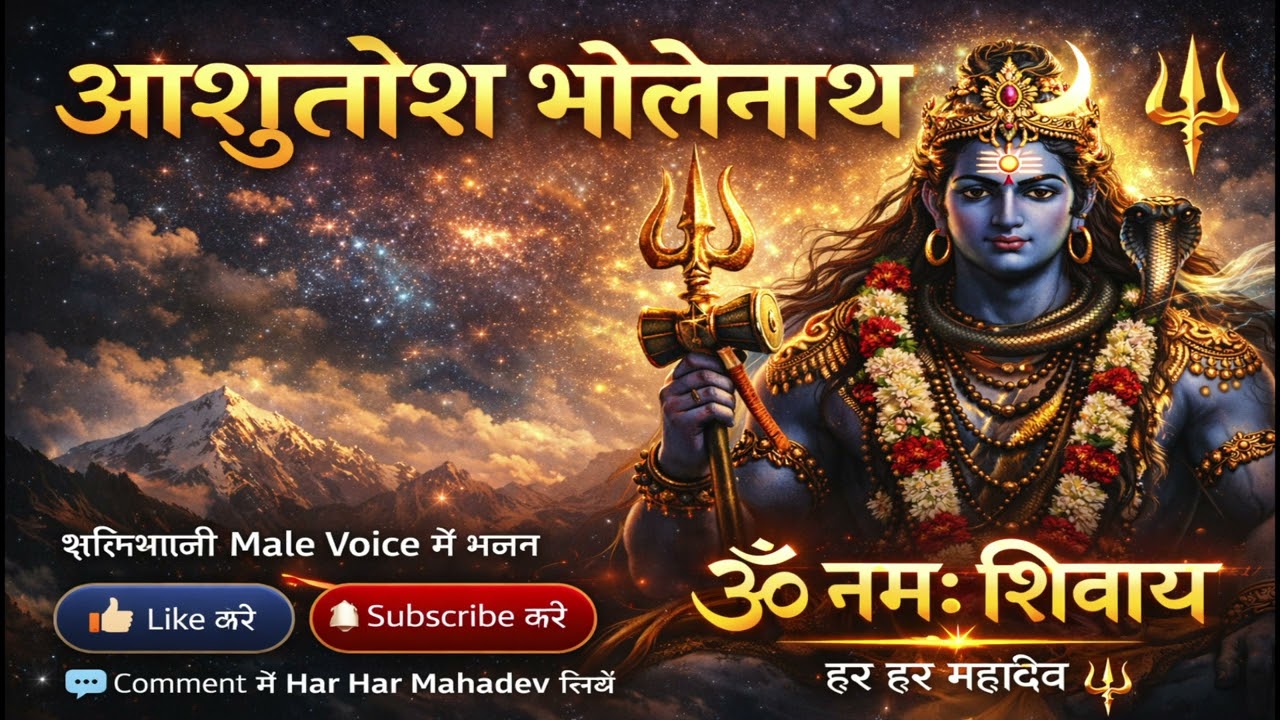 Om Namah Shivaya 🙏 | Ashutosh Bholenath | Mahadev Bhajan