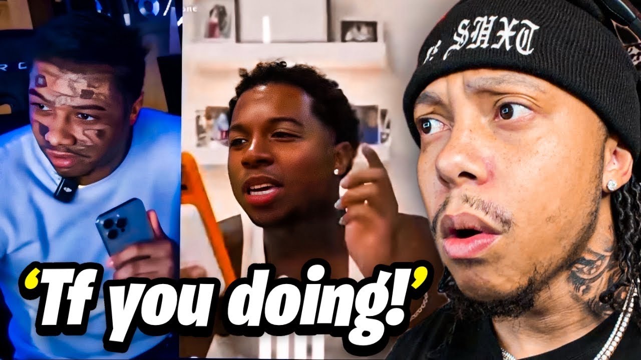 Blueface НАЕЗЖАЕТ на Deshae Frost из-за Chrisean Rock во время стрима с Woo Lady