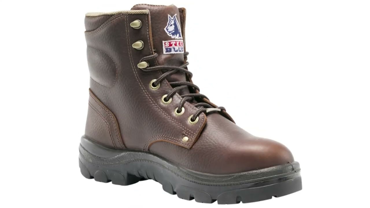 These Steel Blue boots provide everything you need, from safety to comfort to durability.