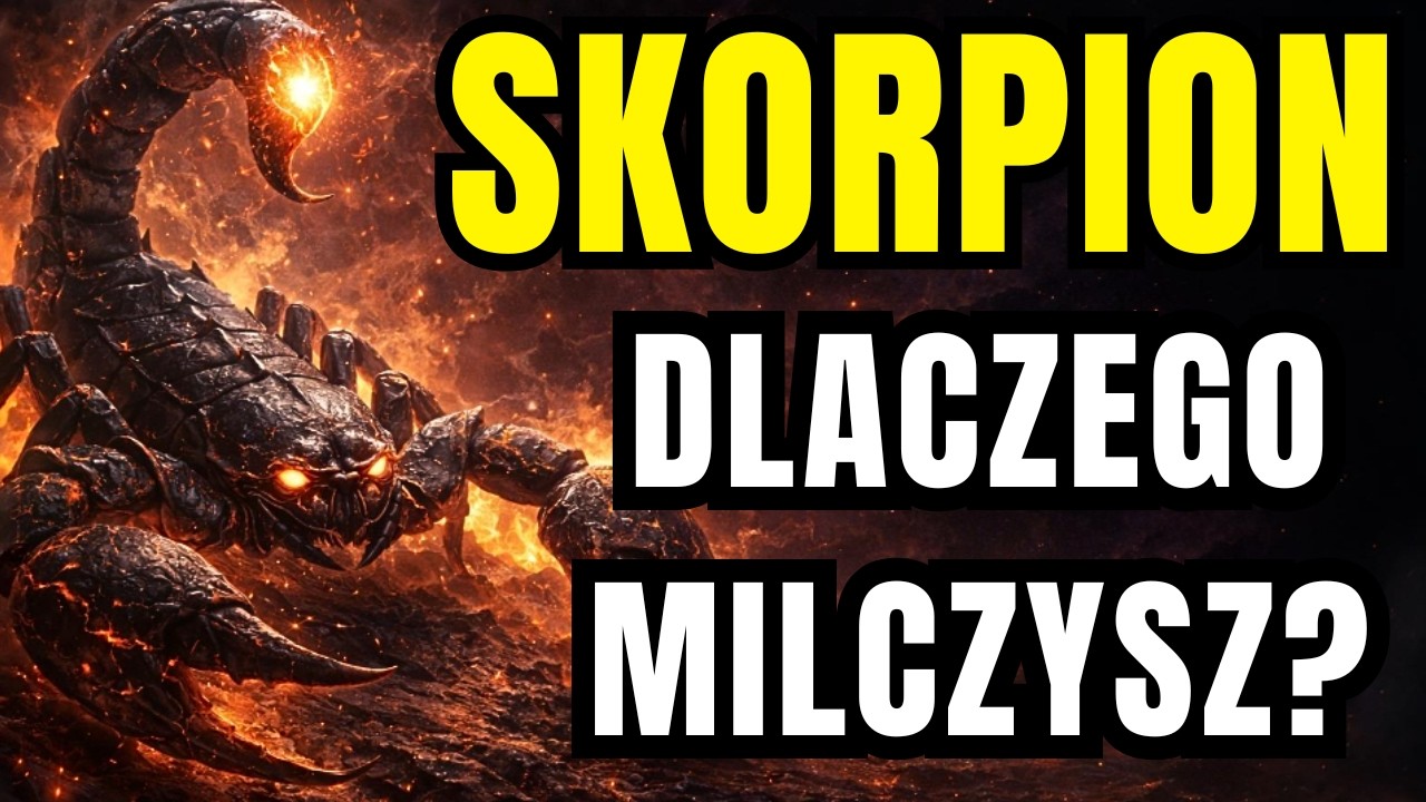 ♏SKORPION: DLACZEGO MILCZYSZ, GDY NAJBARDZIEJ BOLI?