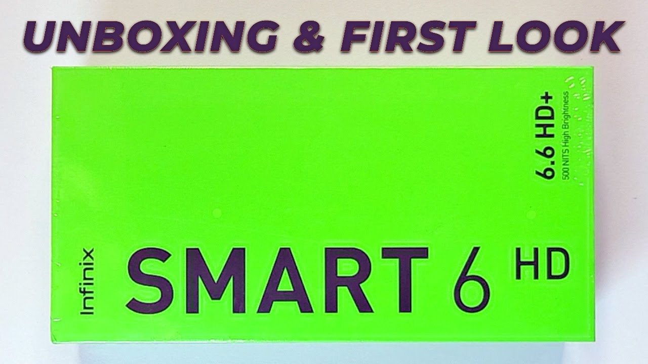 Infinix Smart 6 HD Unboxing, First Look, Launch and Price Rs 6799