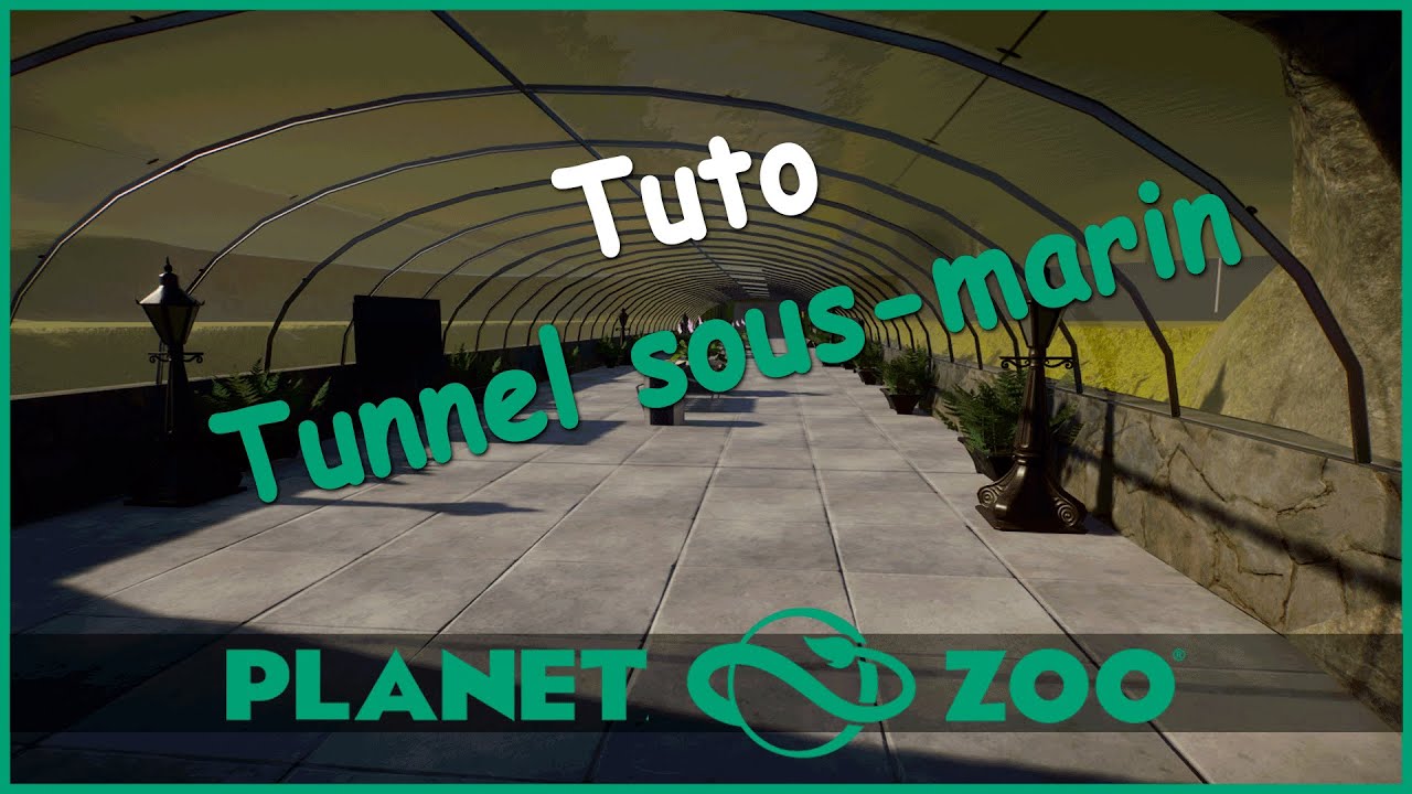 Comment faire un tunnel sous marin ! Tuto planet Zoo FR