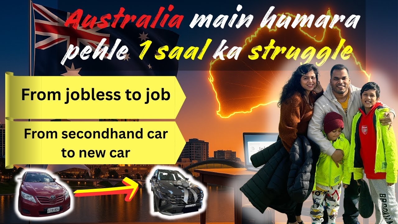 Struggle in Australia – Jobless Se Job Tak  l How We Survived Our First Year in Australia.