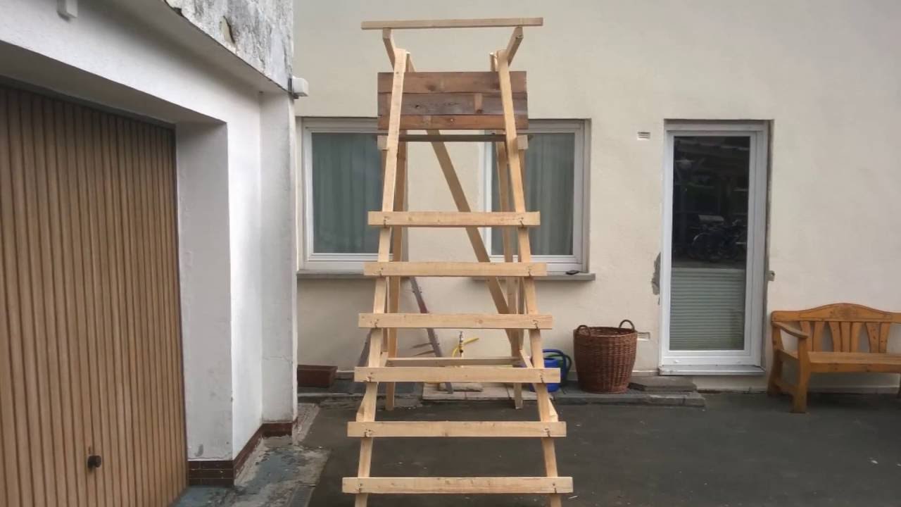 Hochsitz bauen St&uuml;ckliste und &Uuml;bersichtsplan