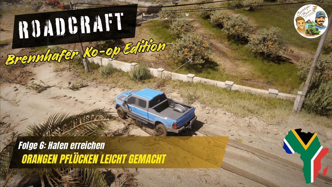 🚧 RoadCraft 🚧 Koop Folge 6: Hafen erreichen - Orangen pflücken leicht gemacht