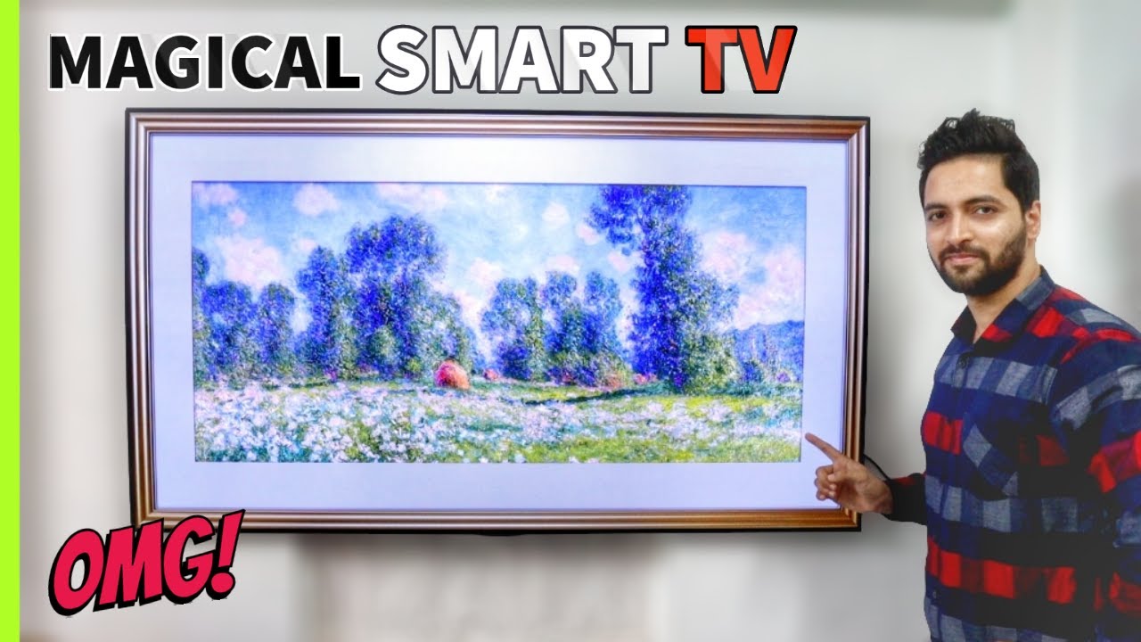 This Wall Frame Has a Smart TV Inside??? 😲😲😲