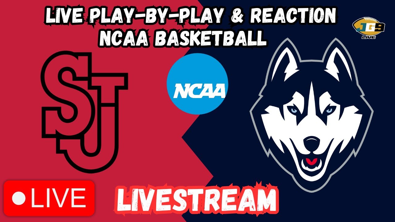 St. John's vs. UConn | PEACOCK LIVESTREAM | College Basketball | LIVE REACTION
