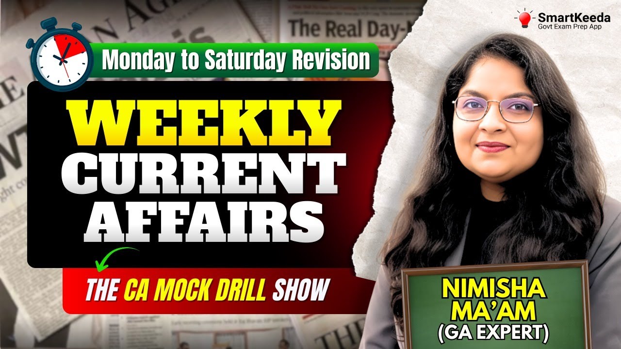 December 2025 Weekly Current Affairs (Week 1) |  by Nimisha Ma'am  |  SmartKeeda