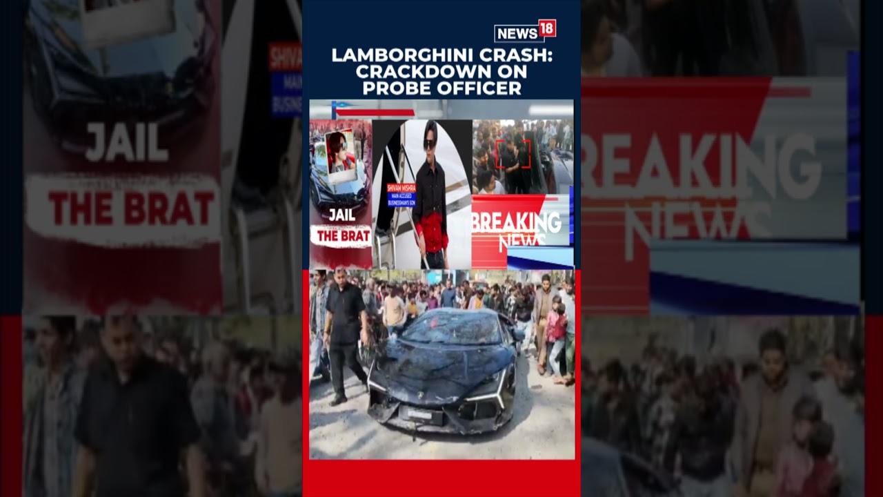Хаос вокруг Lamborghini в Канпуре: хулиган вызвал возмущение, полиция штата Уттар-Прадеш приняла ...
