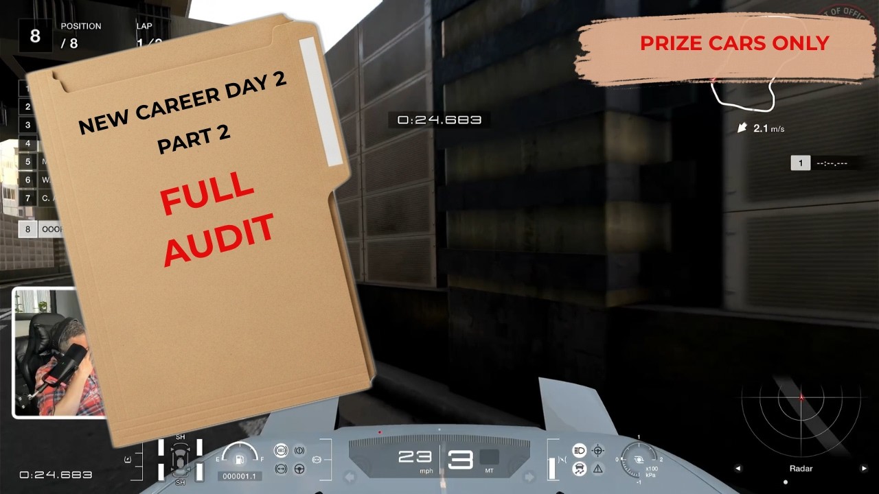 GT7 Career Day 2 (Part 2) - Uncut Prize only Run - Menu Books 6-10