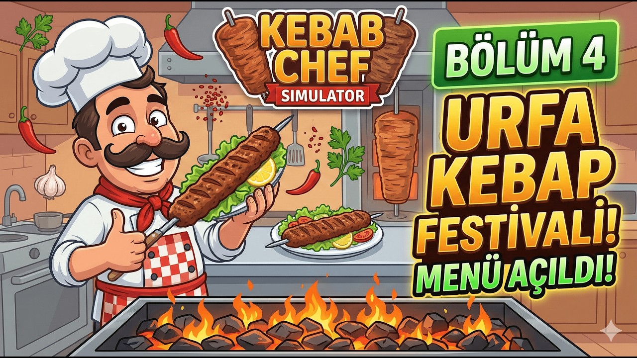Urfa Kebab Açtık  Kebab Chefs Simulator # 4