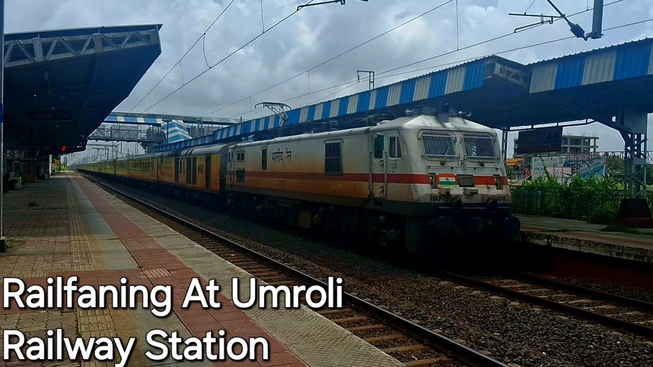 Epic action at Umroli | Rail Fanning #2 #train #indianrailways #mumbai #indiatrain #westernrailways