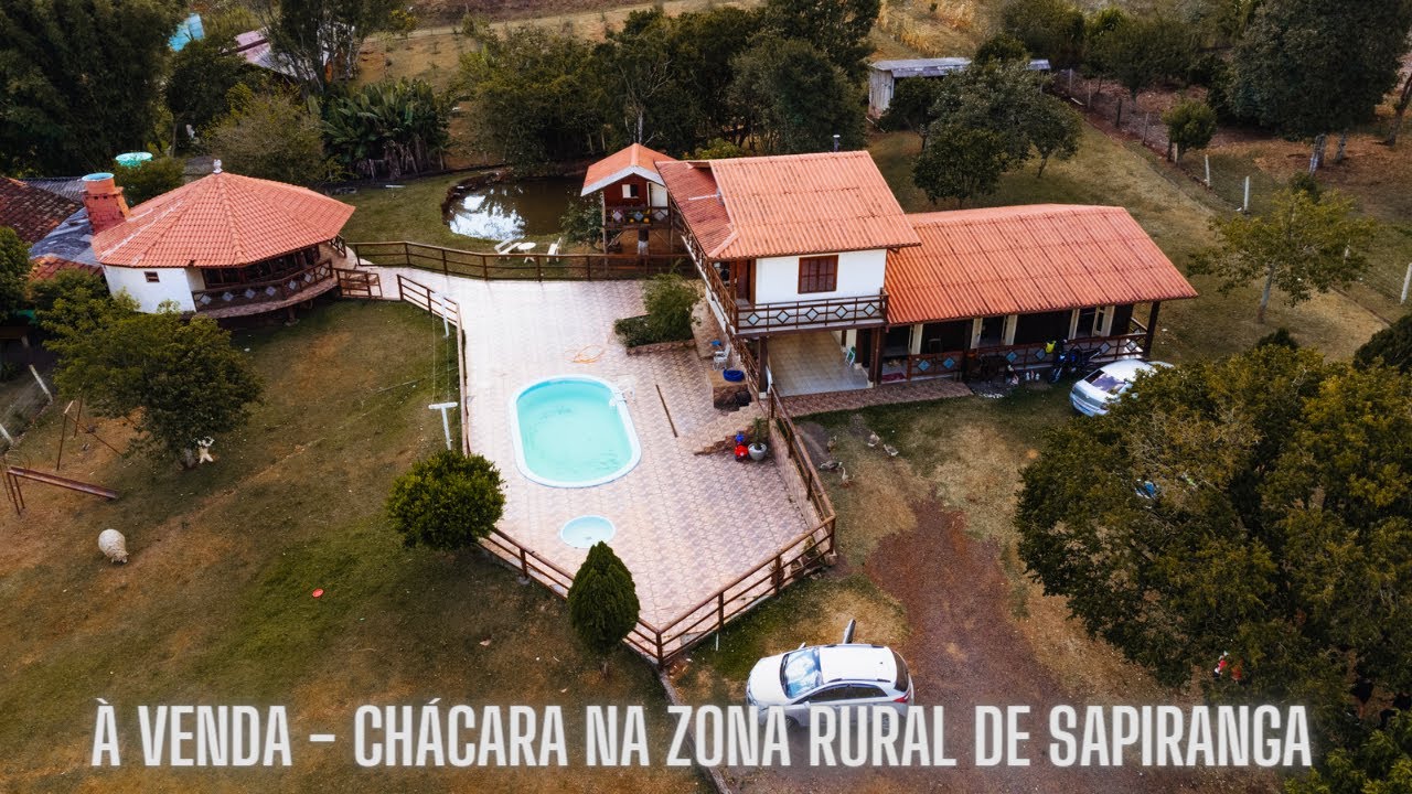💎Ch&aacute;cara de 5000 m&sup2;, casa de 02 pisos, quiosque, a&ccedil;ude e muito mais - Sapiranga