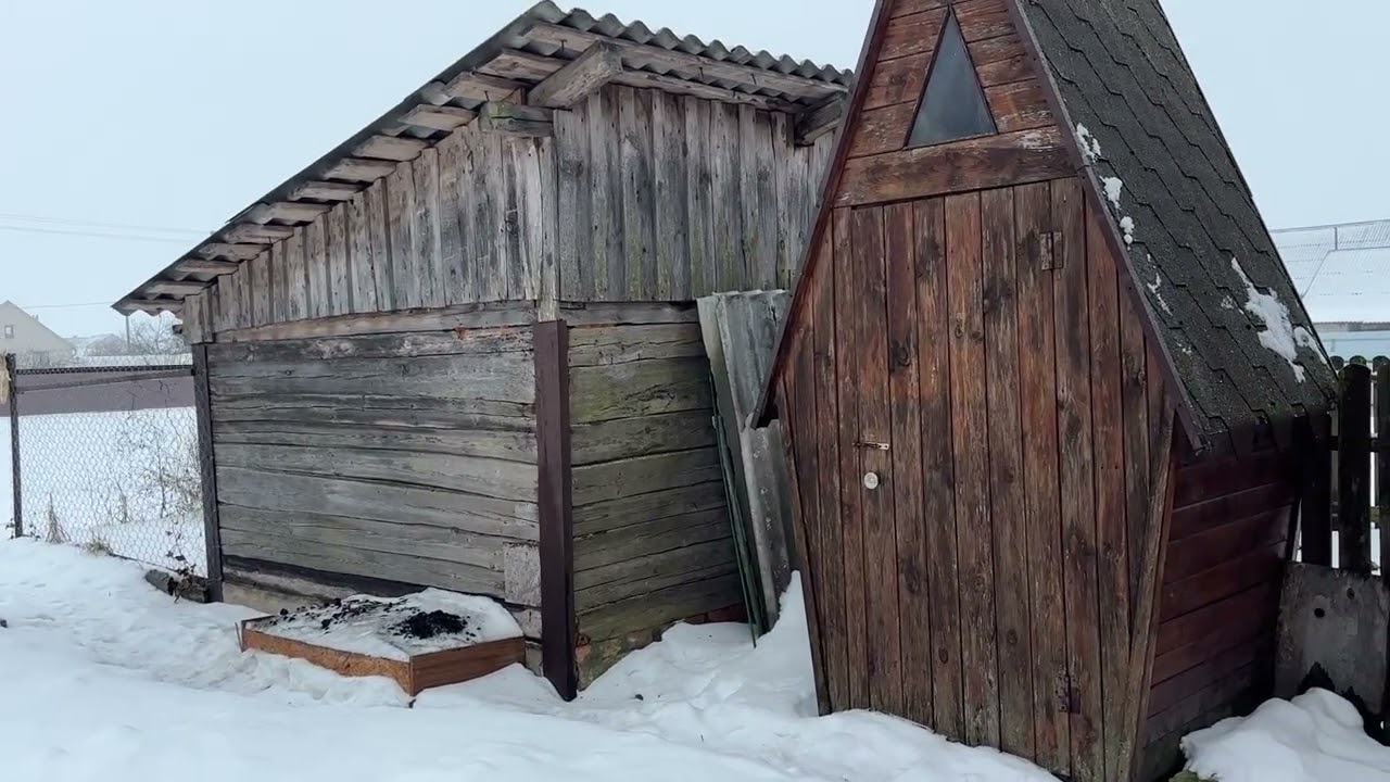 Деревянная часть построена в 1963г., пристройка 2012г. #деревенскийблог #обзордома #домвдеревне #дом