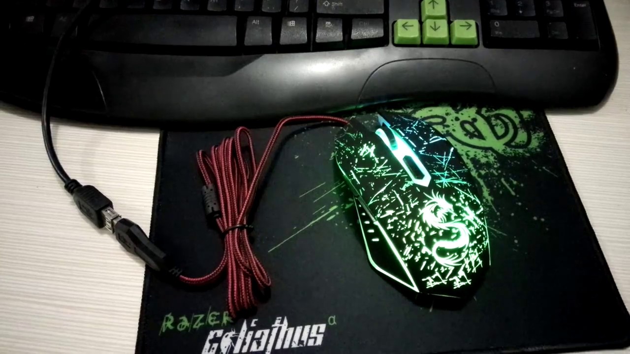 Snigir Glowing 3D Gaming Mouse (3200 DPI)