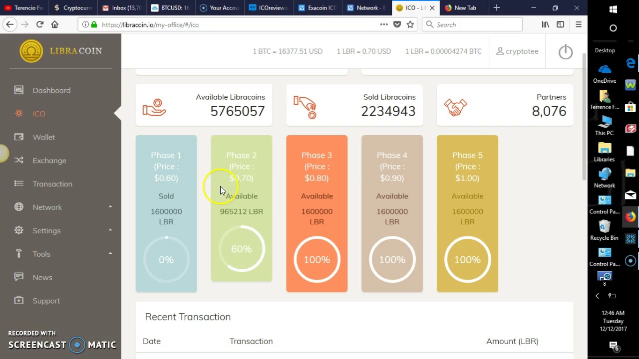 LIBRACOIN ICO UPDATE!