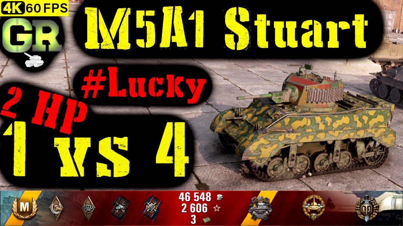 World of Tanks M5A1 Stuart Replay - 12 Kills 2.4K DMG(Patch 1.4.1)