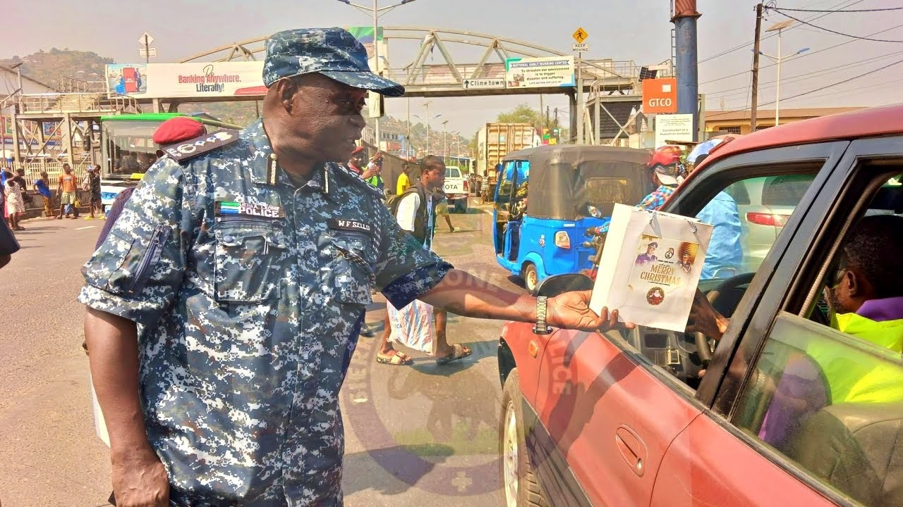 BREAKING: Inspector General Of Police William Fayia Sellu Gives Christmas Gift To Citizens...