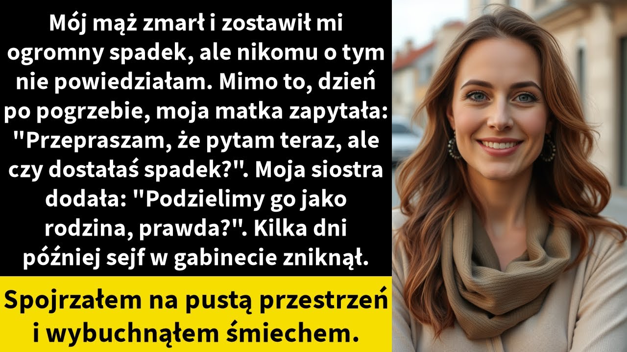 Mój mąż zmarł i zostawił mi ogromny spadek, ale nikomu o tym nie powiedziałam.