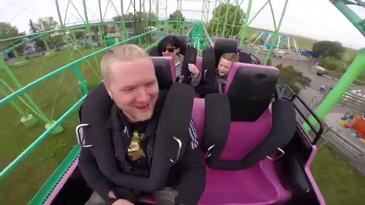 Roller Coaster Riding at Calaway Park
