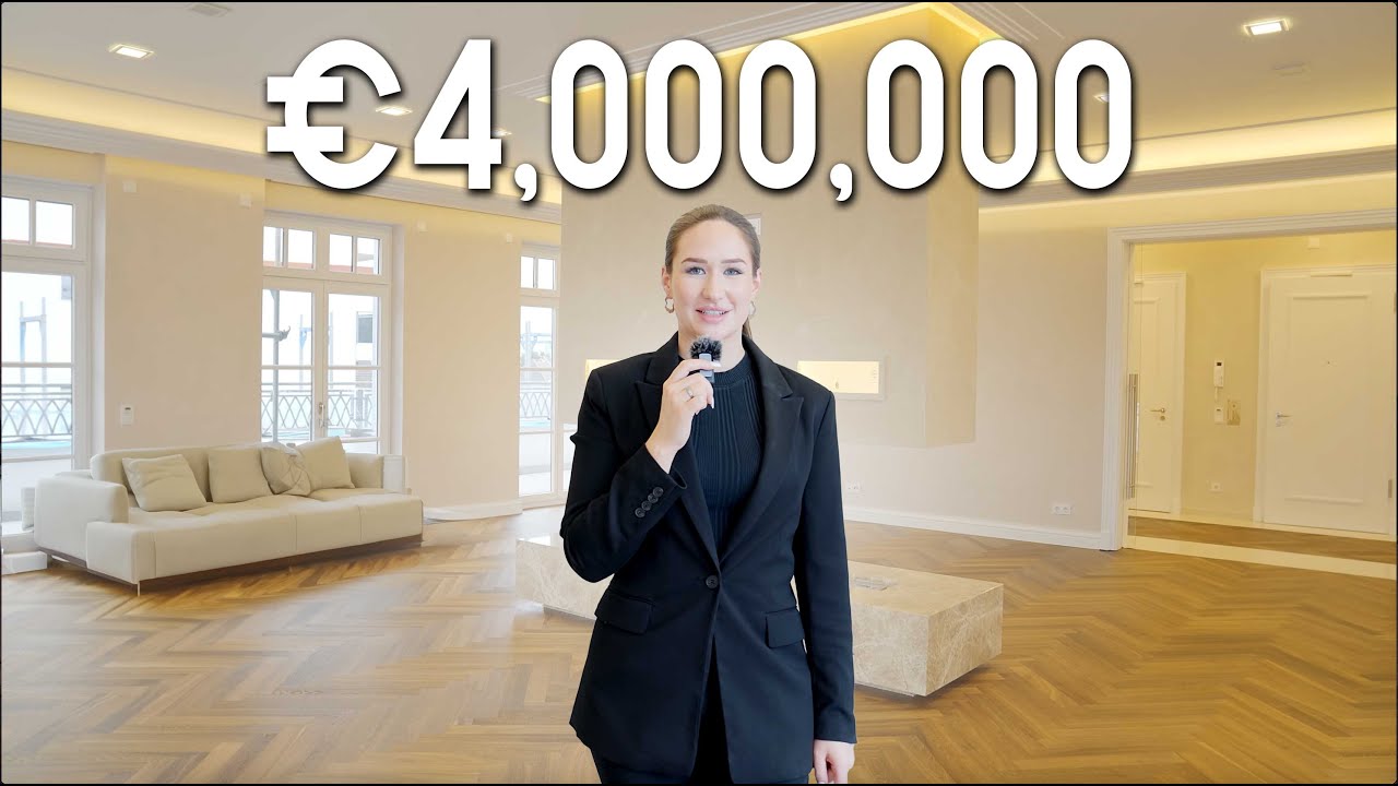 Touring a 4,000,000 € Apartment in Düsseldorf Oberkassel