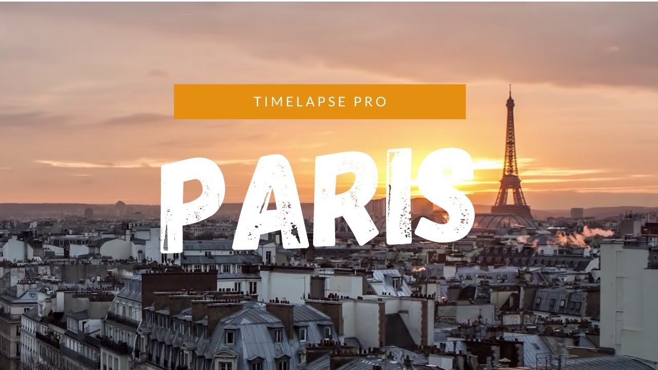 [4K] Timelapse Paris , France