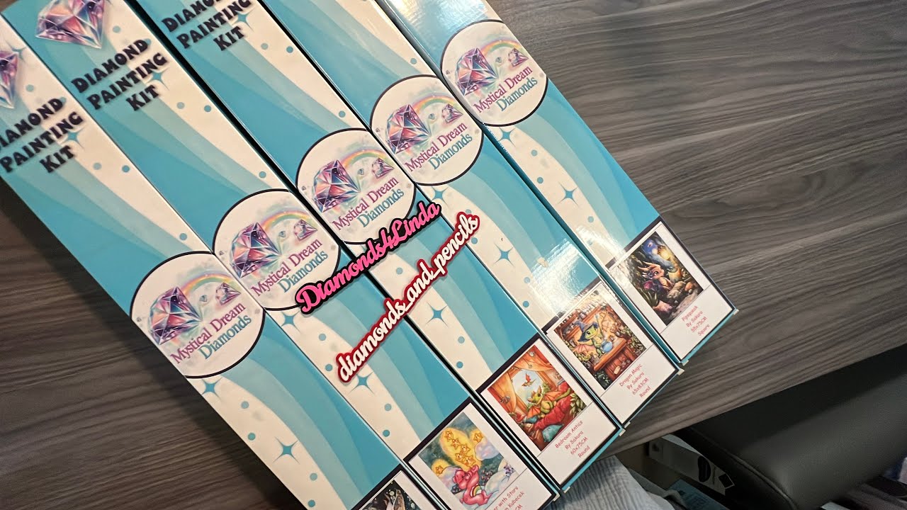Unboxing Haul - Mystical Dream Diamonds - Five Diamond Paintings