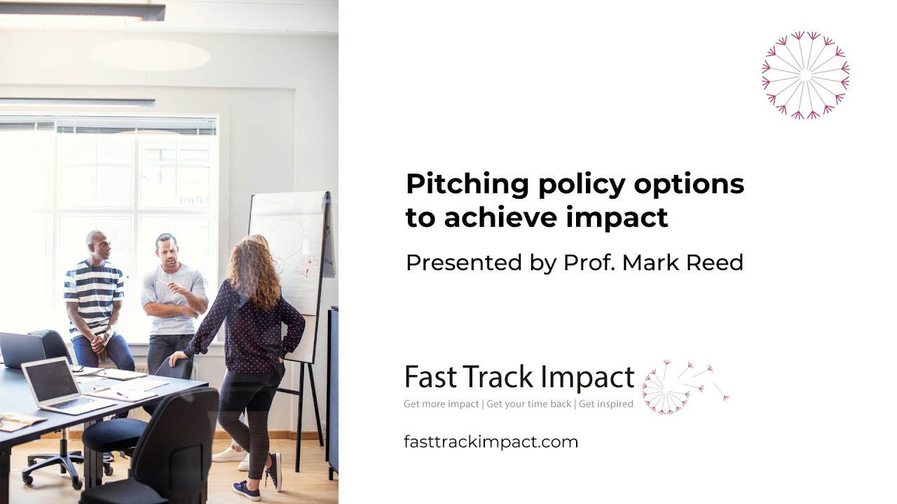 Pitching policy options to achieve impact