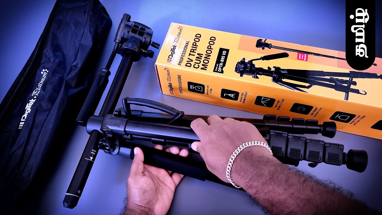 Tripod Cum Monopod – Perfect for Mobile & DSLR!